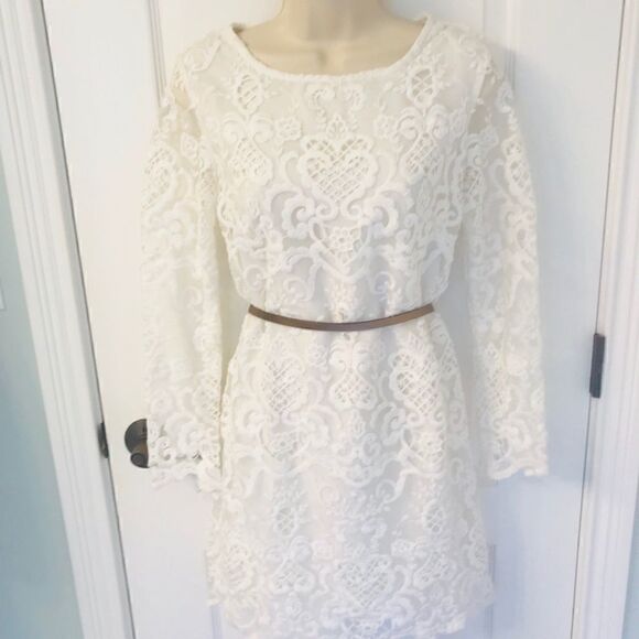 NWT French Connection Nebraska Lace Tunic Dress ❤️ - Picture 3 of 8